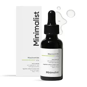 Minimalist 10% Niacinamide Serum for Acne Control & Oil Balancing with Zinc | Pore Minimizer for Face | Clears Acne Marks & Blemishes for Even Skin Tone